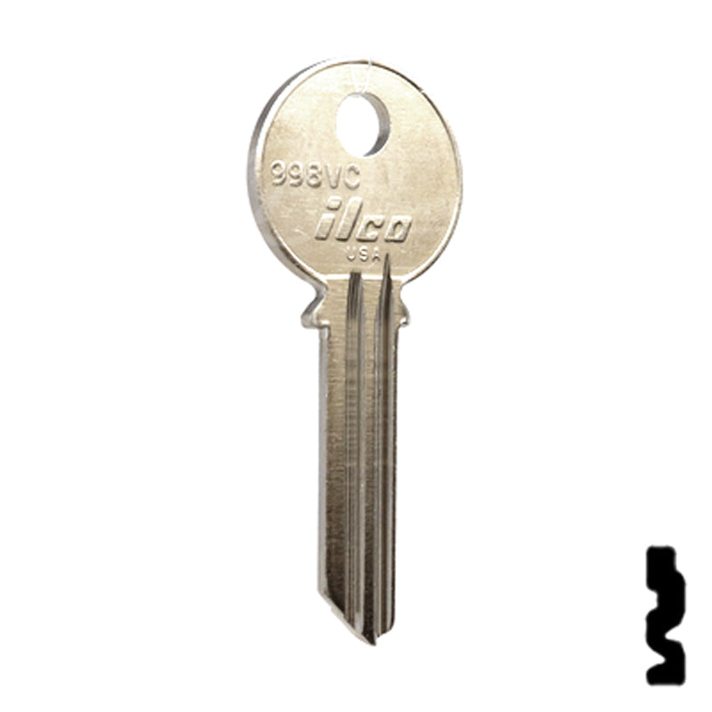 Uncut Key Blank | Yale | 998VC Office Furniture-Mailbox Key Ilco