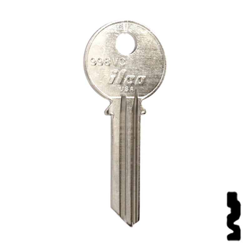 Uncut Key Blank | Yale | 998VC Office Furniture-Mailbox Key Ilco