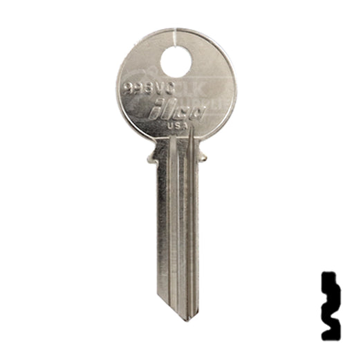 Uncut Key Blank | Yale | 998VC Office Furniture-Mailbox Key Ilco