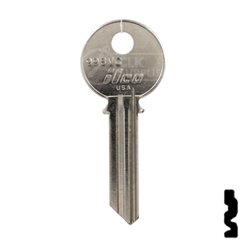 Uncut Key Blank | Yale | 998VC Office Furniture-Mailbox Key Ilco