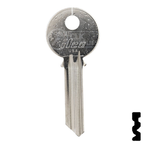 Uncut Key Blank | Yale | 998VE Office Furniture-Mailbox Key Ilco