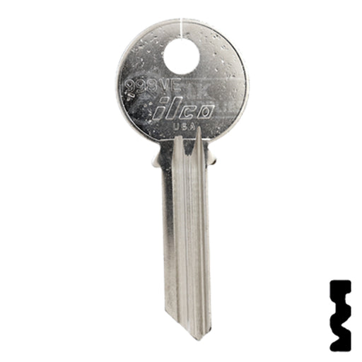 Uncut Key Blank | Yale | 998VE Office Furniture-Mailbox Key Ilco