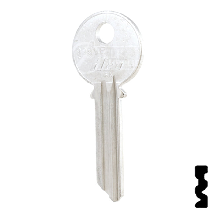 Uncut Key Blank | Yale | 998VE Office Furniture-Mailbox Key Ilco