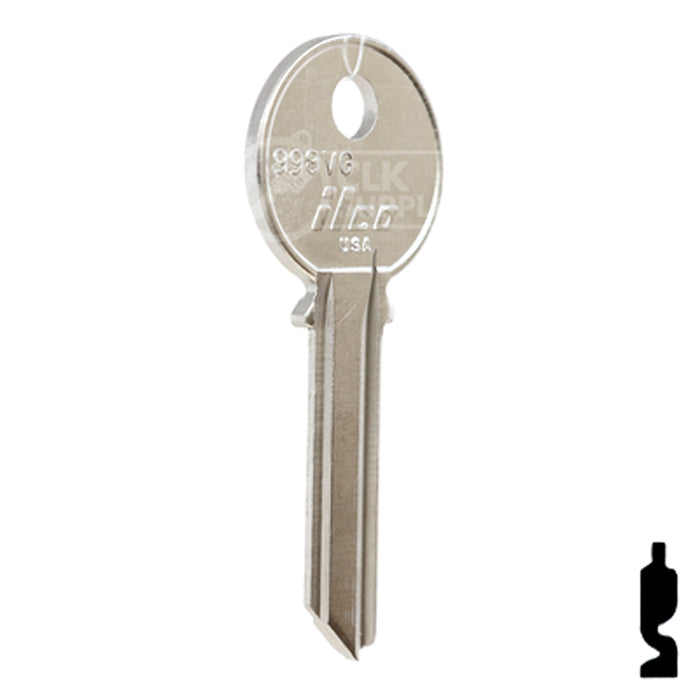 Uncut Key Blank | Yale | 998VG Office Furniture-Mailbox Key Ilco