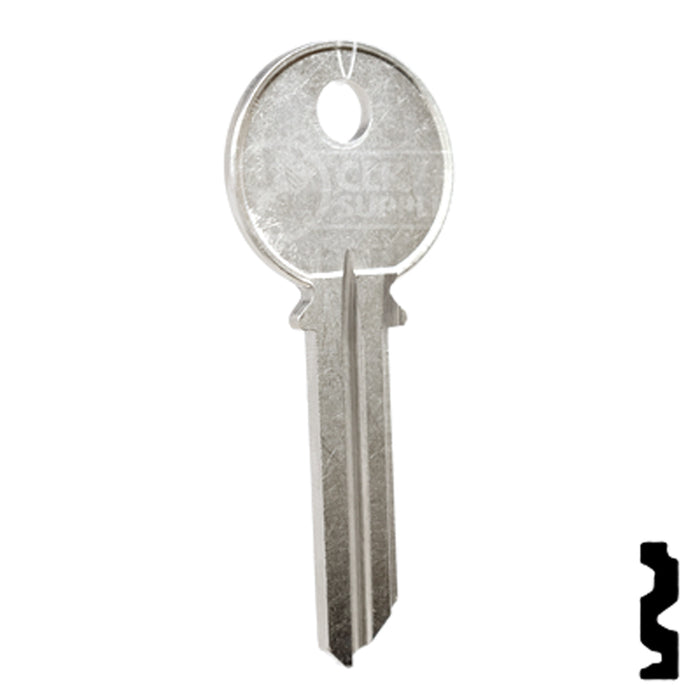 Uncut Key Blank | Yale | 998YA Office Furniture-Mailbox Key Ilco