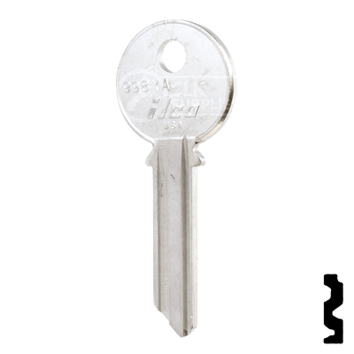 Uncut Key Blank | Yale | 998YA Office Furniture-Mailbox Key Ilco