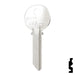 Uncut Key Blank | Yale | 998YB Office Furniture-Mailbox Key Ilco