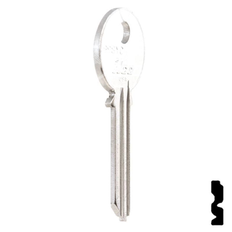 Uncut Key Blank | Yale | 998YC Office Furniture-Mailbox Key Ilco