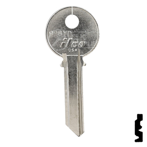 Uncut Key Blank | Yale | 998YD