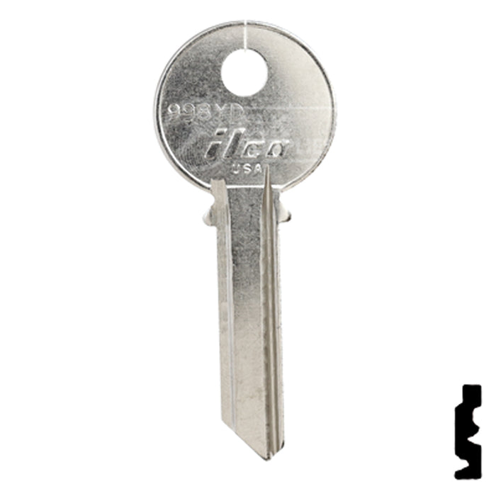 Uncut Key Blank | Yale | 998YD Office Furniture-Mailbox Key Ilco