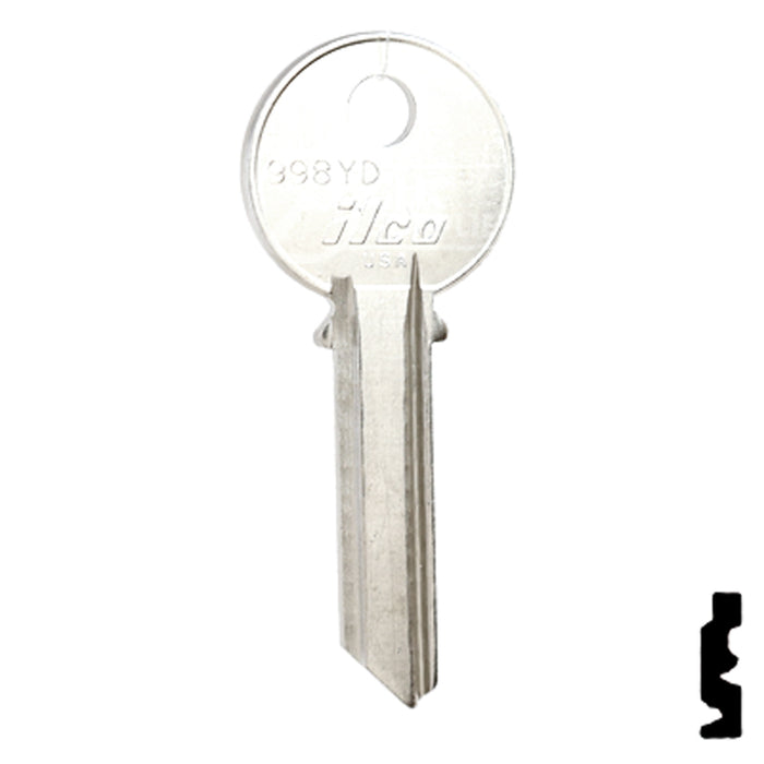 Uncut Key Blank | Yale | 998YD Office Furniture-Mailbox Key Ilco