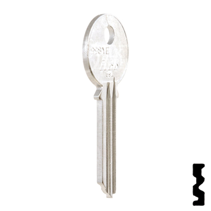 Uncut Key Blank | Yale | 998YE Office Furniture-Mailbox Key Ilco