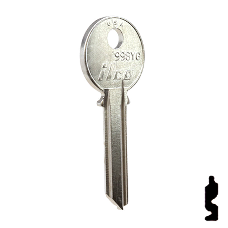 Uncut Key Blank | Yale | 998YG Office Furniture-Mailbox Key Ilco