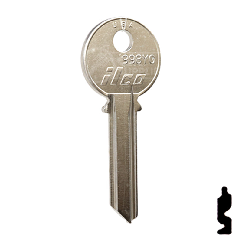 Uncut Key Blank | Yale | 998YG Office Furniture-Mailbox Key Ilco