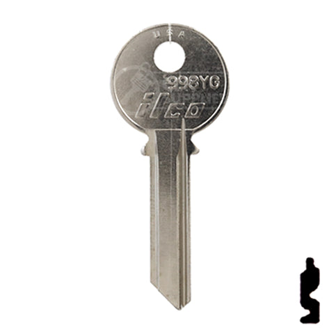 Uncut Key Blank | Yale | 998YG