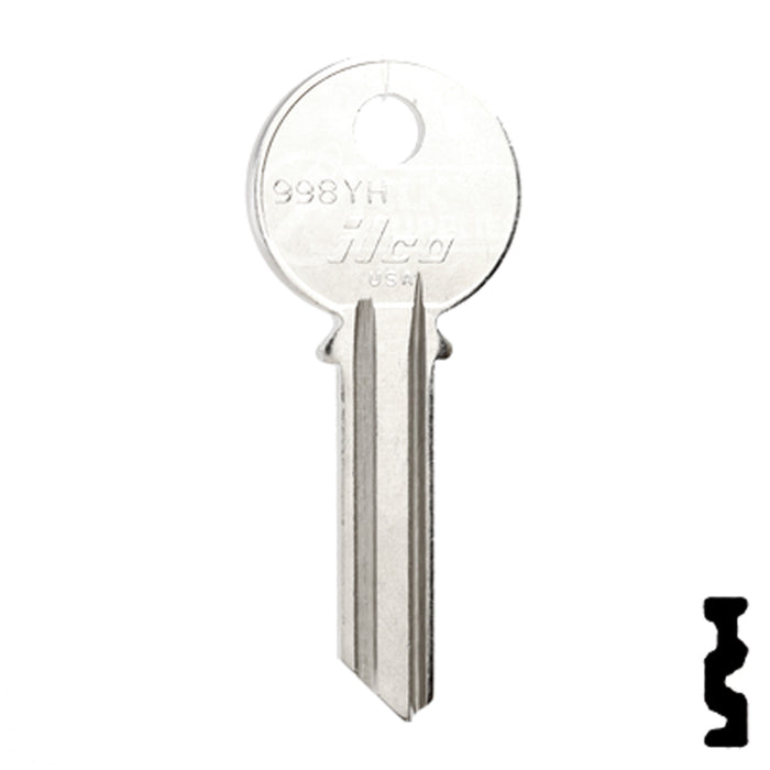 Uncut Key Blank | Yale | 998YH Office Furniture-Mailbox Key Ilco