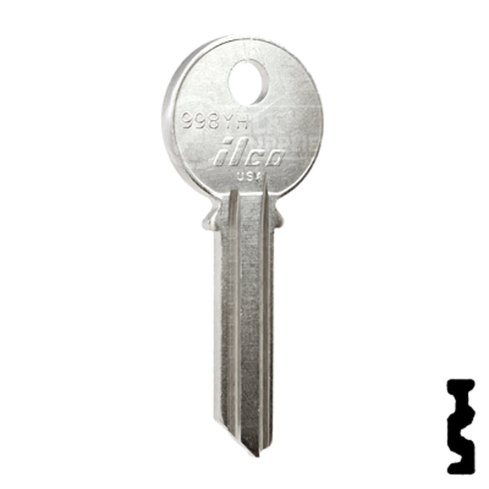 Uncut Key Blank | Yale | 998YH Office Furniture-Mailbox Key Ilco