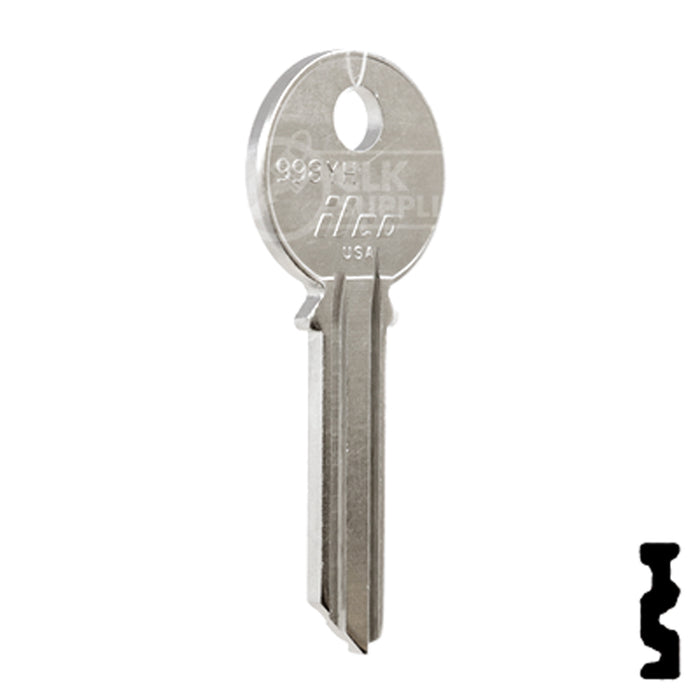 Uncut Key Blank | Yale | 998YH Office Furniture-Mailbox Key Ilco