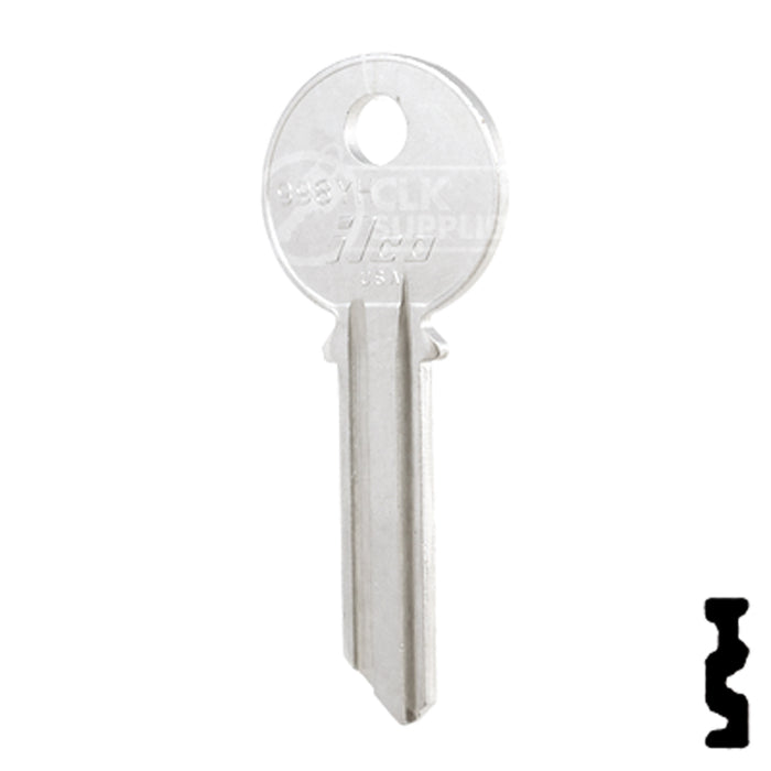 Uncut Key Blank | Yale | 998YH Office Furniture-Mailbox Key Ilco