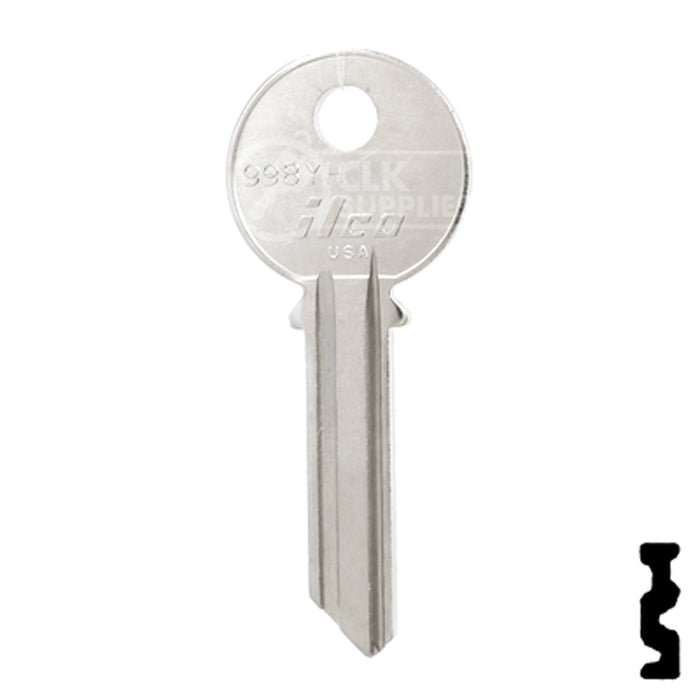 Uncut Key Blank | Yale | 998YH Office Furniture-Mailbox Key Ilco