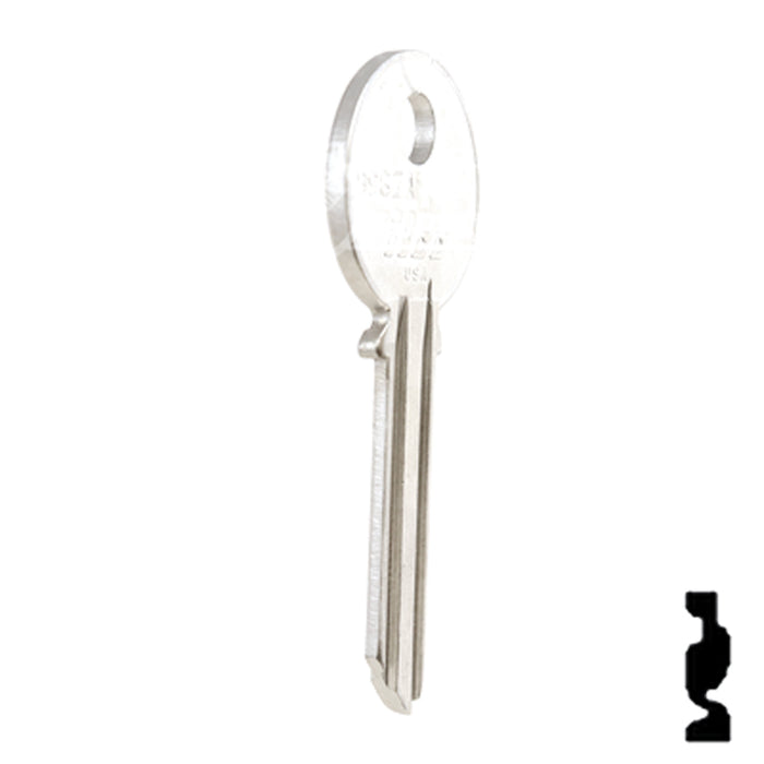 Uncut Key Blank | Yale | 998ZA Office Furniture-Mailbox Key Ilco