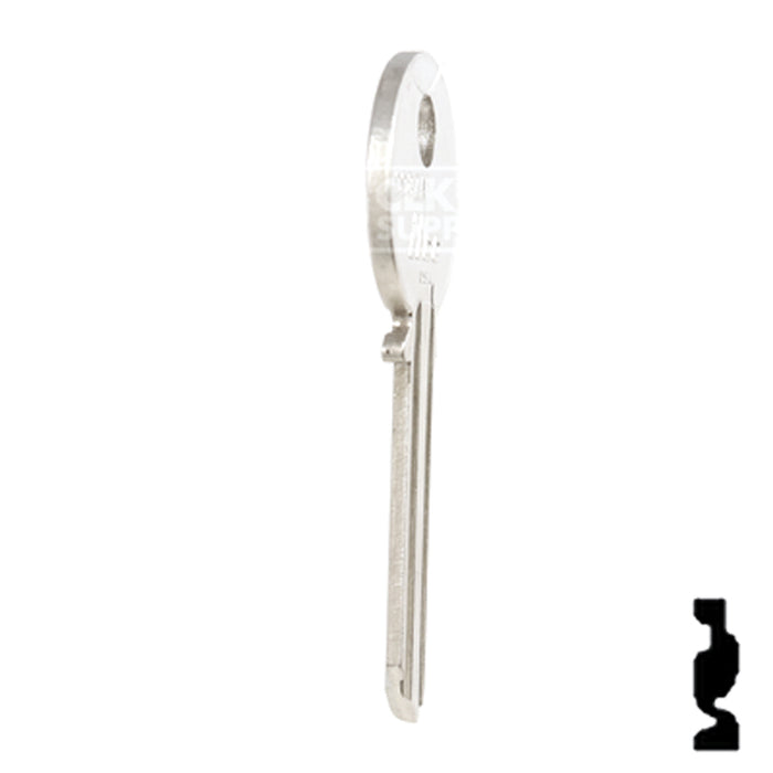 Uncut Key Blank | Yale | 998ZA Office Furniture-Mailbox Key Ilco