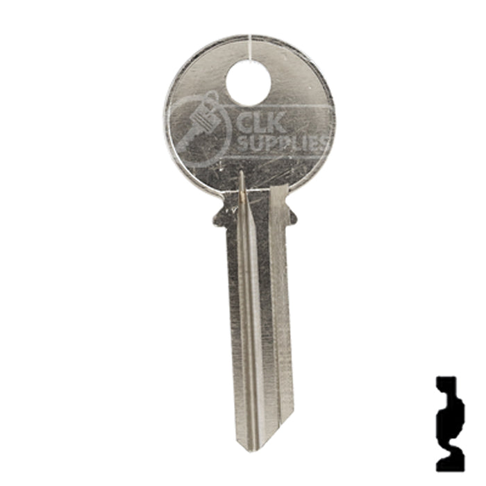 Uncut Key Blank | Yale | 998ZA Office Furniture-Mailbox Key Ilco