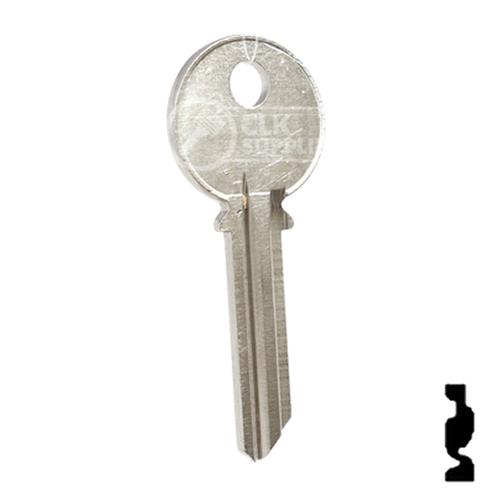 Uncut Key Blank | Yale | 998ZA Office Furniture-Mailbox Key Ilco