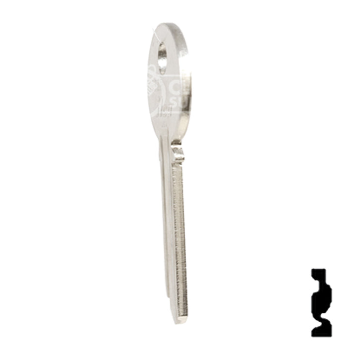 Uncut Key Blank | Yale | 998ZA Office Furniture-Mailbox Key Ilco