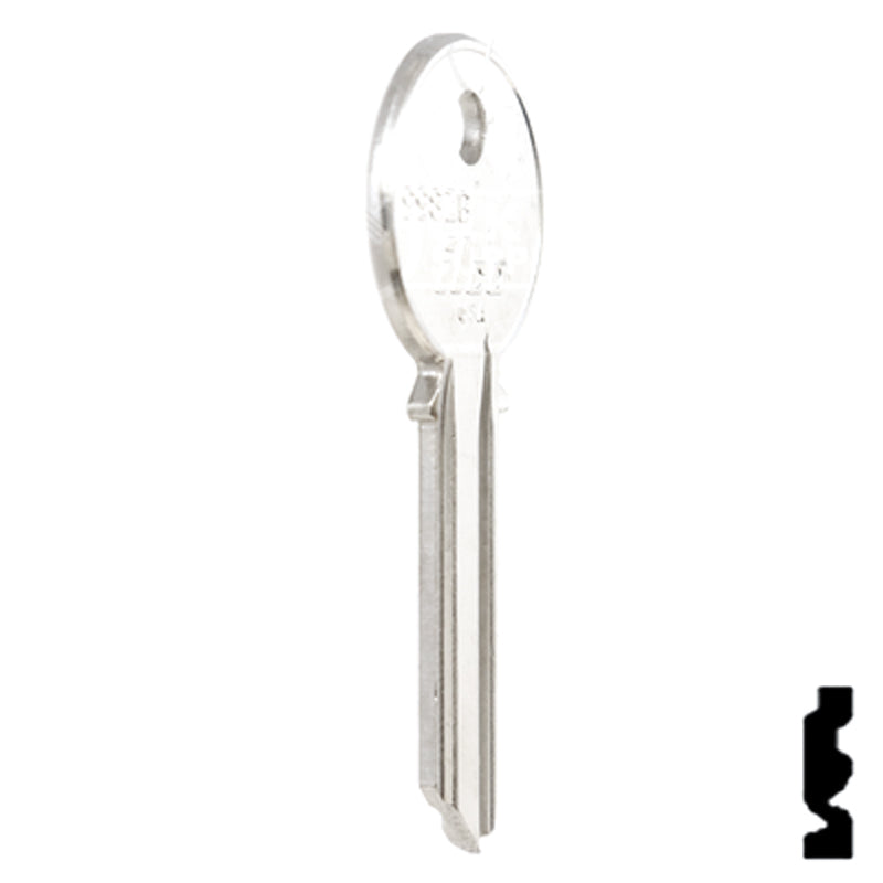 Uncut Key Blank | Yale | 998ZB Office Furniture-Mailbox Key Ilco