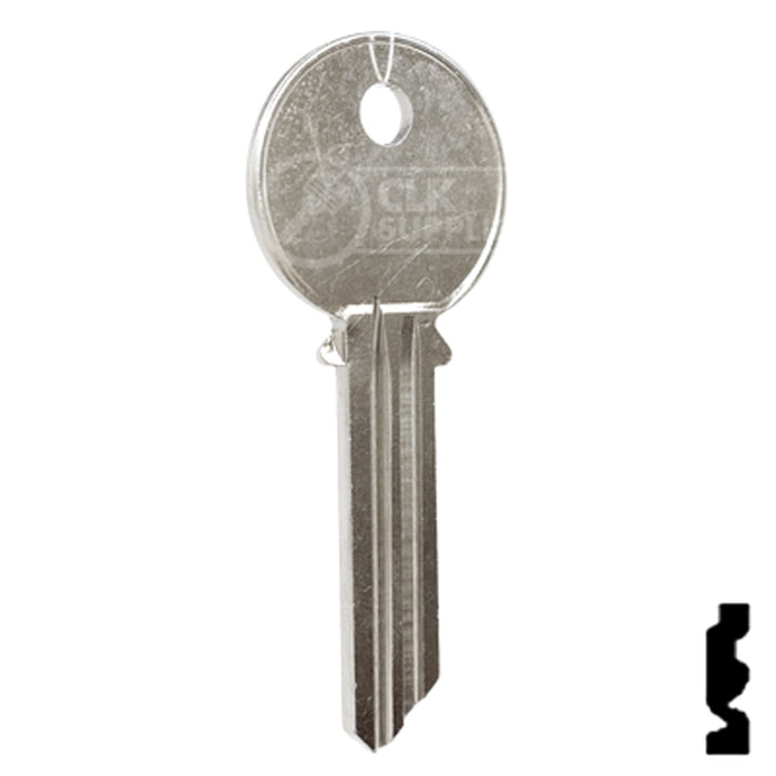 Uncut Key Blank | Yale | 998ZB Office Furniture-Mailbox Key Ilco