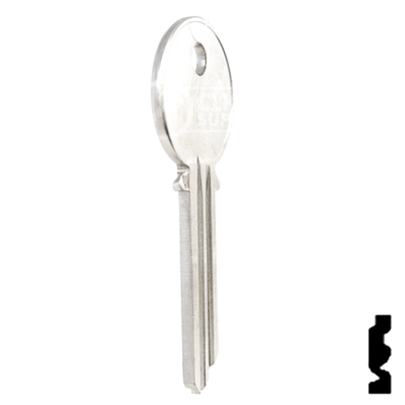 Uncut Key Blank | Yale | 998ZB Office Furniture-Mailbox Key Ilco