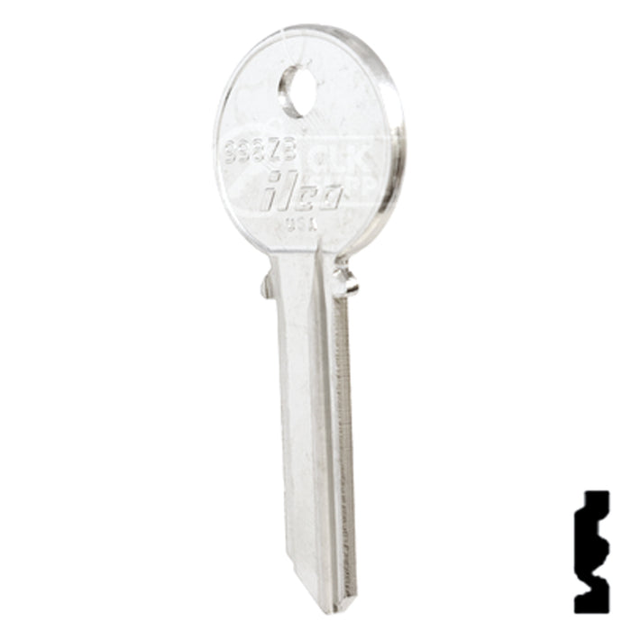 Uncut Key Blank | Yale | 998ZB Office Furniture-Mailbox Key Ilco