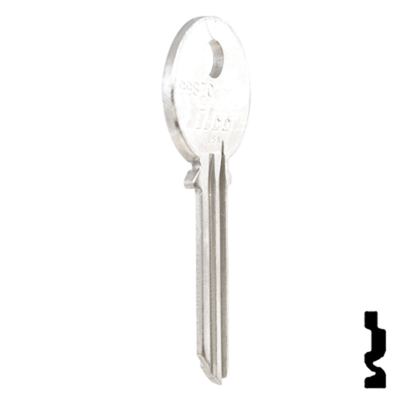 Uncut Key Blank | Yale | 998ZC Office Furniture-Mailbox Key Ilco