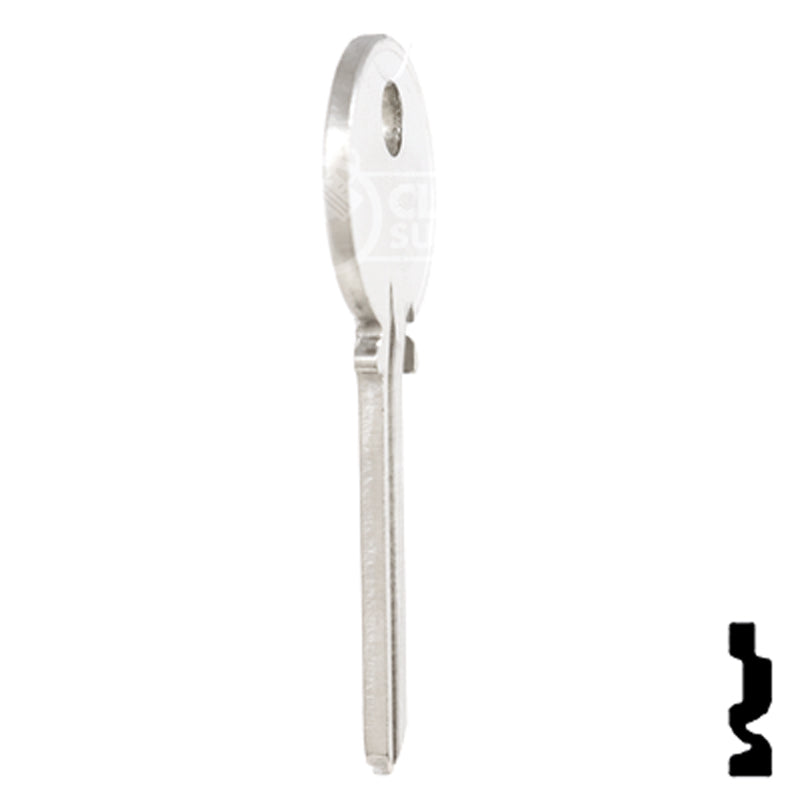 Uncut Key Blank | Yale | 998ZC Office Furniture-Mailbox Key Ilco