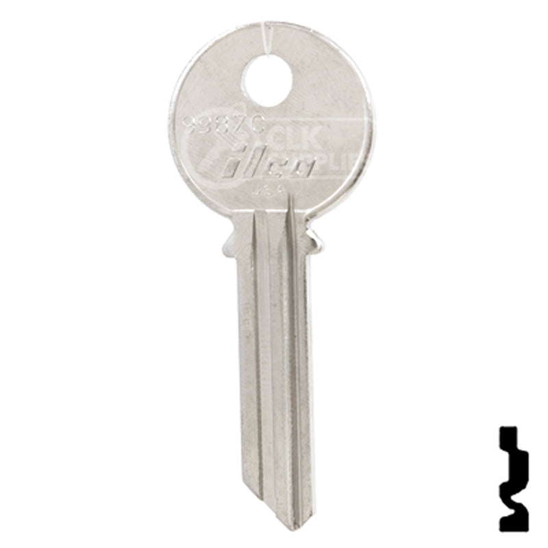 Uncut Key Blank | Yale | 998ZC Office Furniture-Mailbox Key Ilco