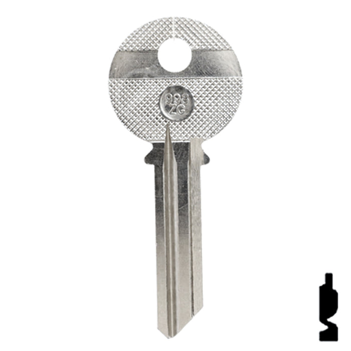 Uncut Key Blank | Yale | 998ZG Office Furniture-Mailbox Key Ilco