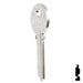 Uncut Key Blank | Yale | 998ZG Office Furniture-Mailbox Key Ilco