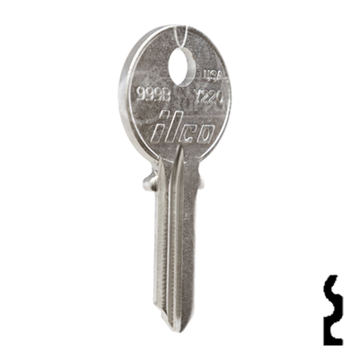 Uncut Key Blank | Yale | 999B Office Furniture-Mailbox Key Ilco