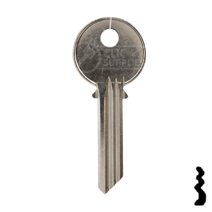 Uncut Key Blank | Yale | 999CA Office Furniture-Mailbox Key Ilco