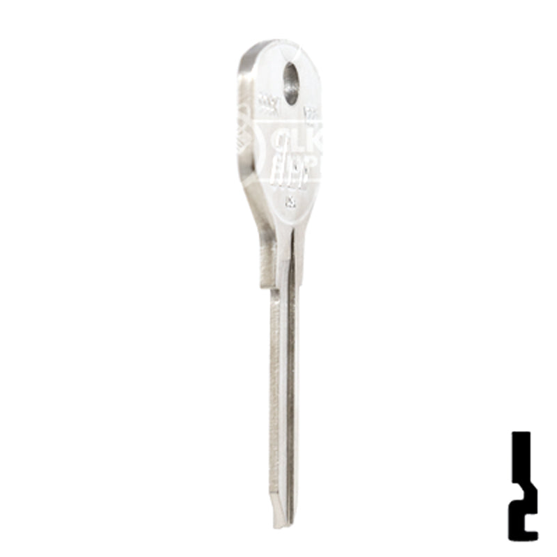 Uncut Key Blank | Yale | 999K1 Office Furniture-Mailbox Key Ilco