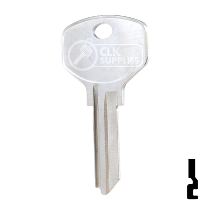Uncut Key Blank | Yale | 999K1 Office Furniture-Mailbox Key Ilco