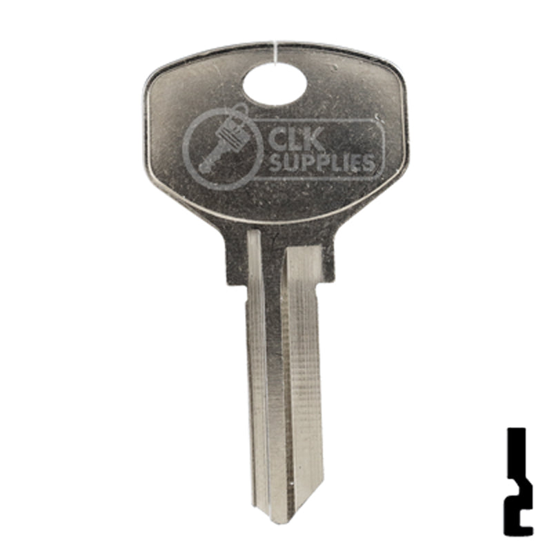 Uncut Key Blank | Yale | 999K1 Office Furniture-Mailbox Key Ilco