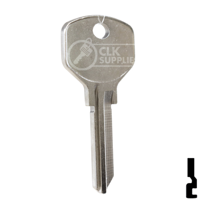 Uncut Key Blank | Yale | 999K1 Office Furniture-Mailbox Key Ilco