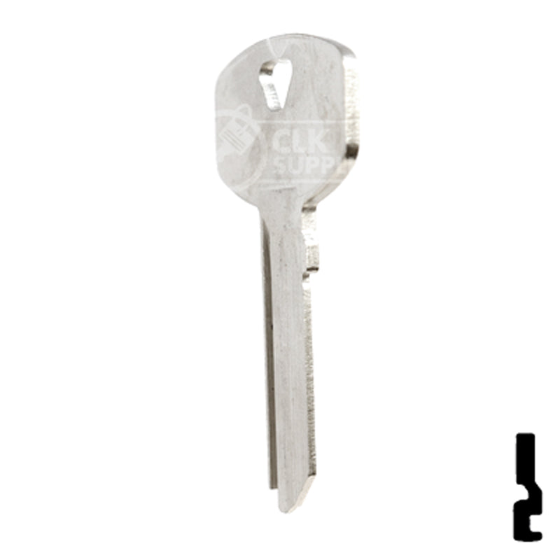 Uncut Key Blank | Yale | 999K2 Office Furniture-Mailbox Key Ilco