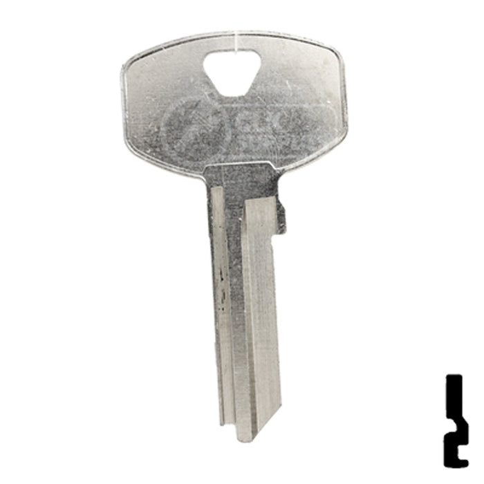 Uncut Key Blank | Yale | 999K2 Office Furniture-Mailbox Key Ilco