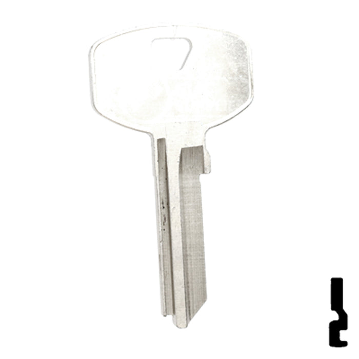 Uncut Key Blank | Yale | 999K2 Office Furniture-Mailbox Key Ilco