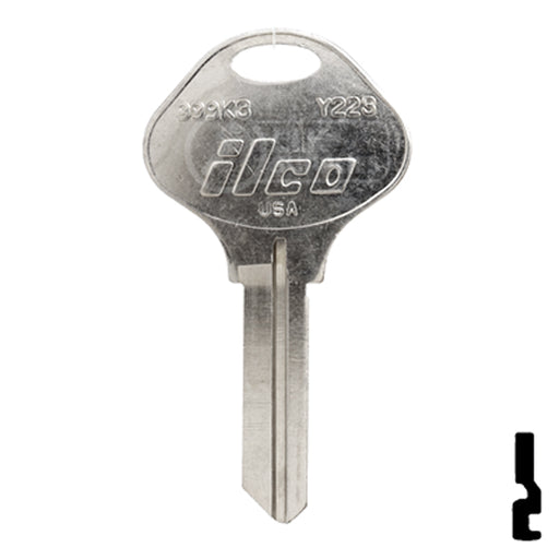 Uncut Key Blank | Yale | 999K3 Office Furniture-Mailbox Key Ilco