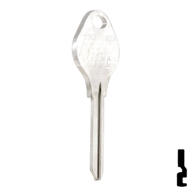 Uncut Key Blank | Yale | 999K3 Office Furniture-Mailbox Key Ilco