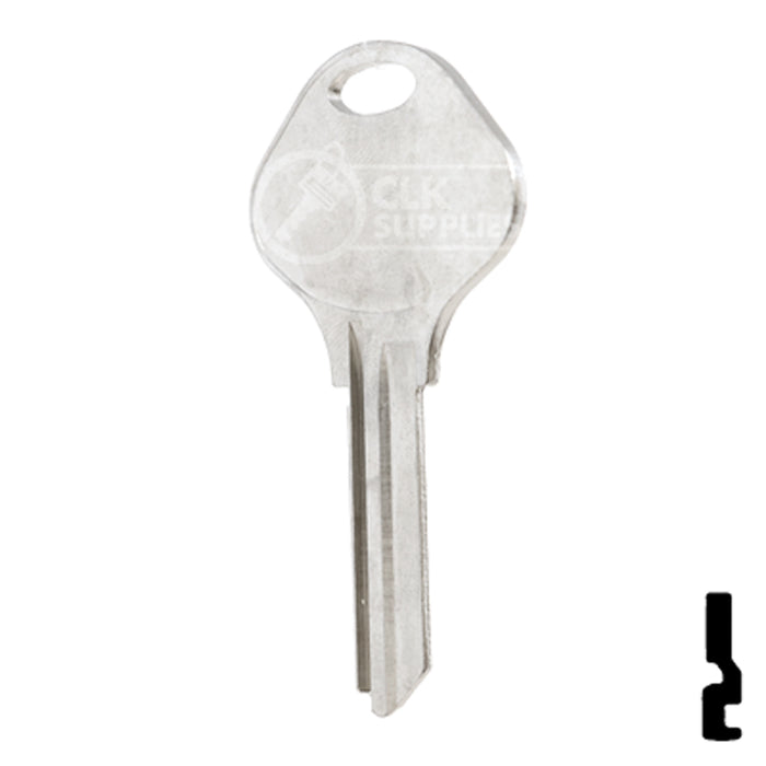 Uncut Key Blank | Yale | 999K3 Office Furniture-Mailbox Key Ilco